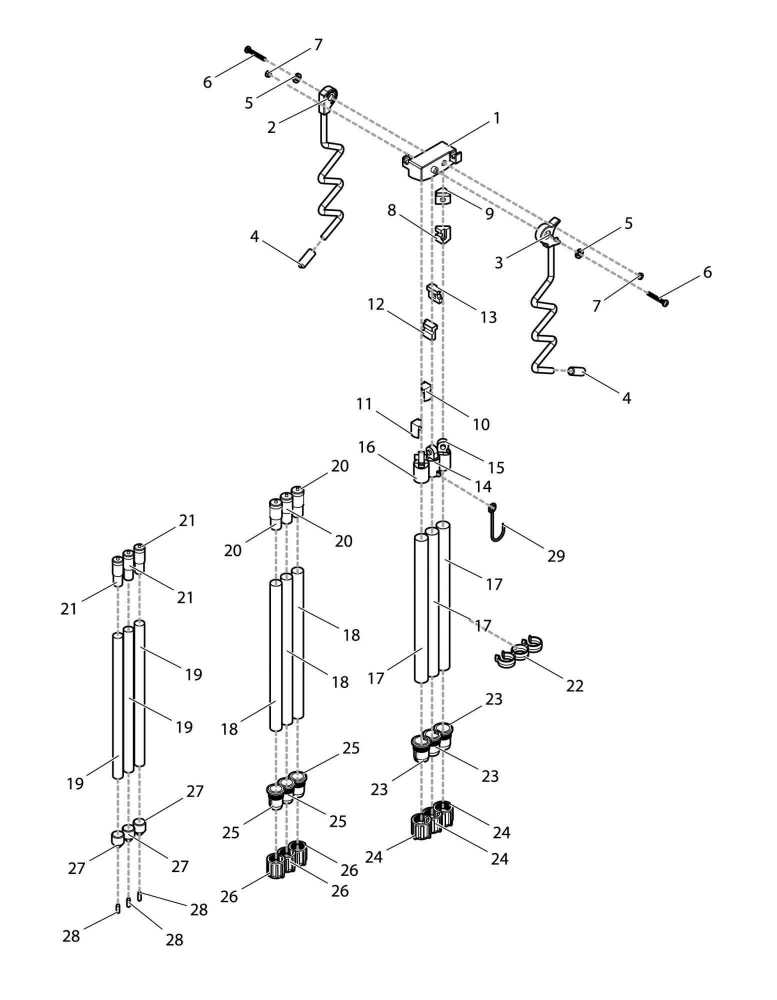 【部品】 アルミパイプ13x0.5x218 (39542) パーツNo.19 [第一精工 サーフ三脚 アルミ製スーパーミニ3号]