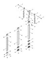 【部品】 竿受C (39540) パーツNo.1 第一精工 サーフ三脚 アルミ製3号