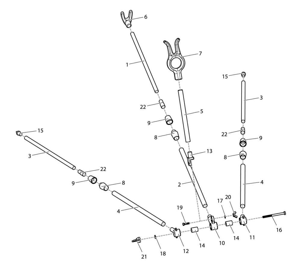【部品】 蝶ナットM5 (59049) パーツNo.20 [第一精工 バンノー竿受2号]