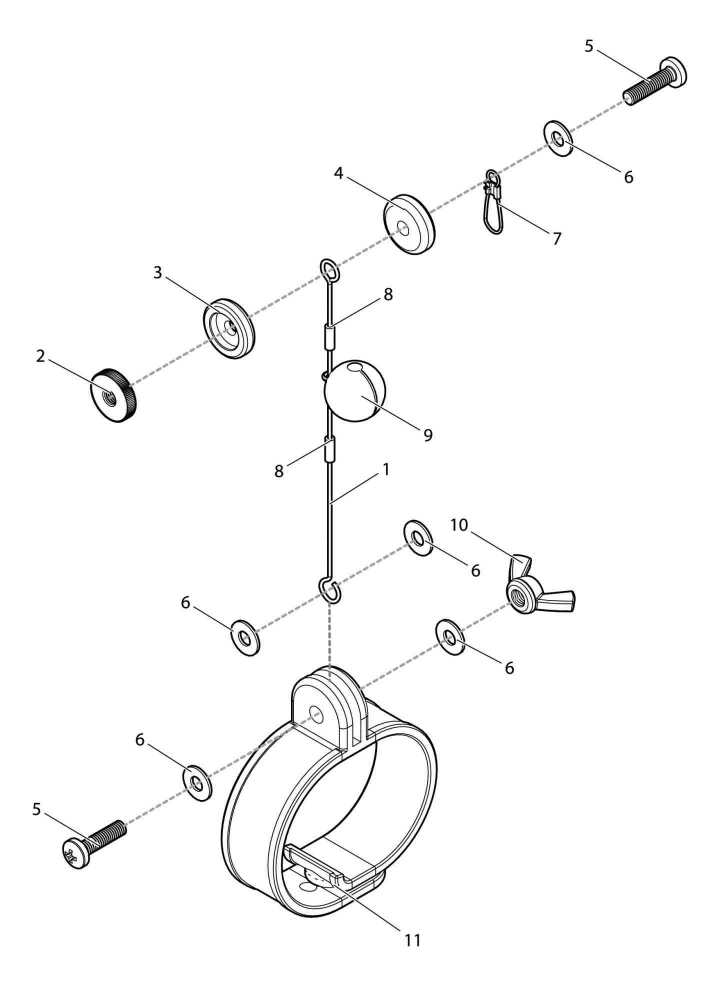 【部品】 M4ナット (59020) パーツNo.10 [第一精工 アタリホルダー]