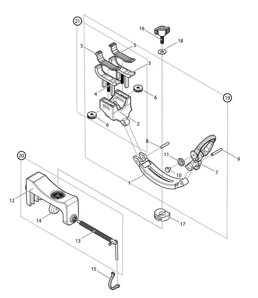 【部品】 リール受台A (09573) パーツNo.3 [第一精工 両軸受太郎]