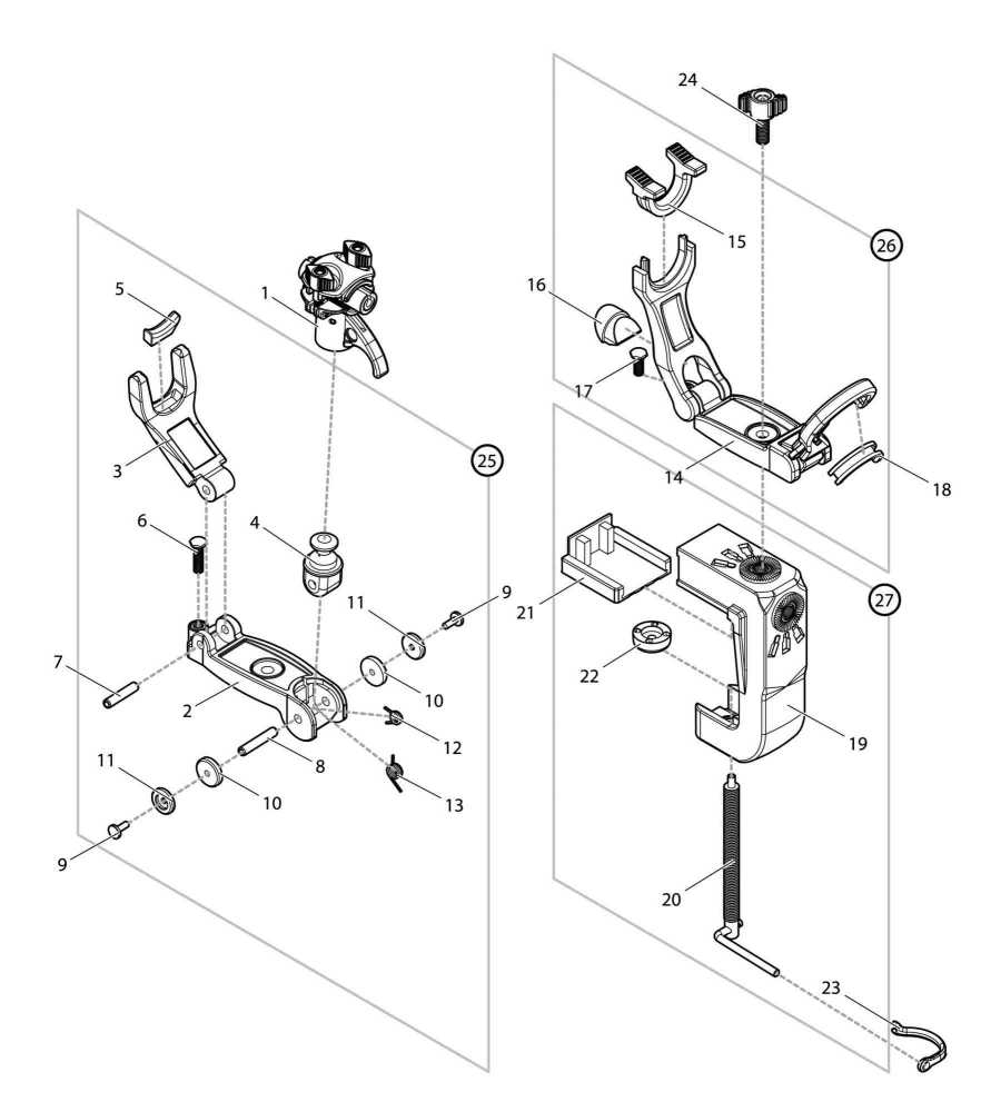 【部品】 角度調節ネジ (09060) パーツNo.6 [第一精工 チビラーク]