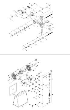 【部品】 キャップボルト短 (59111) パーツNo.9 [第一精工 リサイクラーDSフル装備]