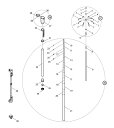 【部品】 シャフト#2 RE (40162) パーツNo.10 [第一精工 オートキングギャフ630 レッド]