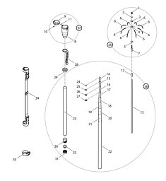 【部品】 ギャフセット (39557) パーツNo.35 [第一精工 オートキングギャフ500 レッド] [TI]