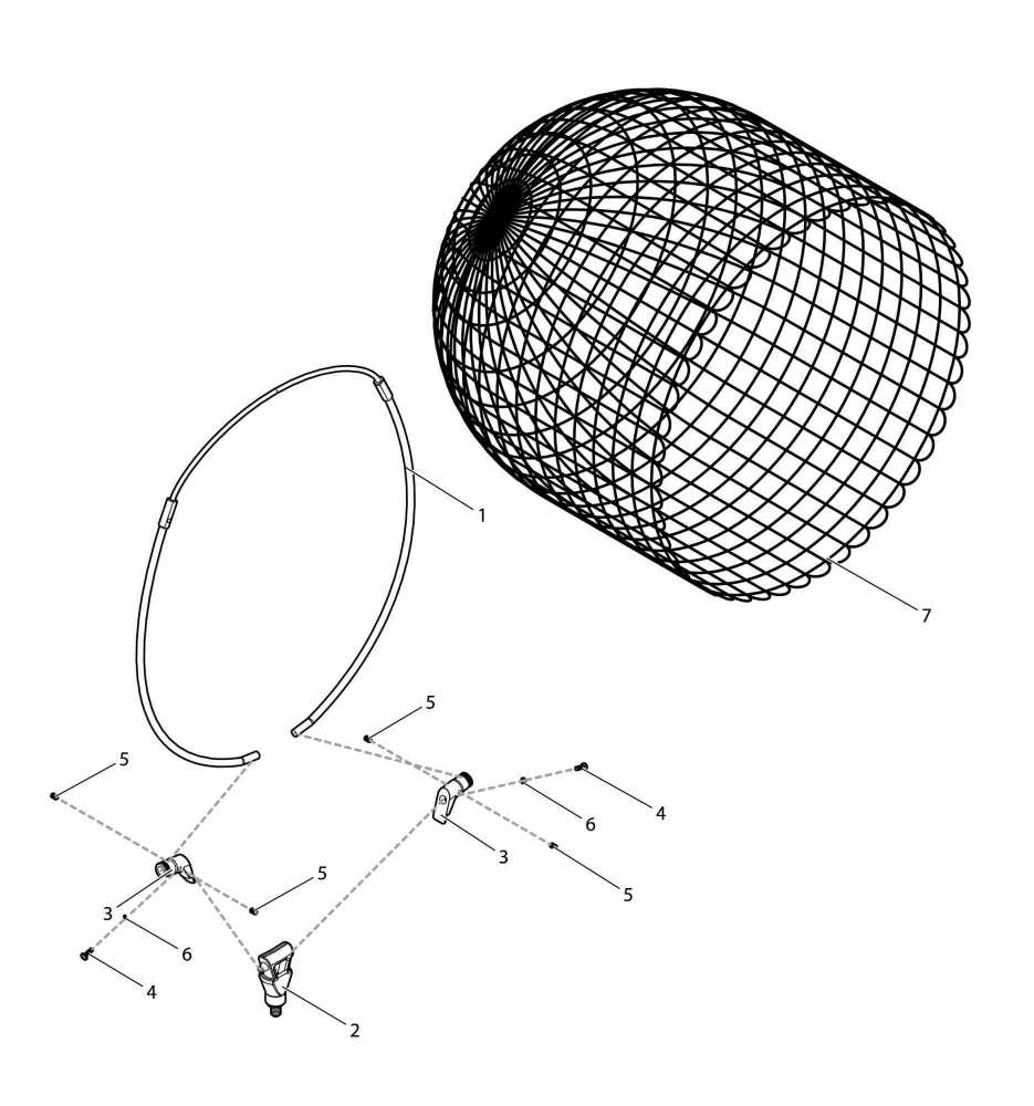 Small Accessories - 【部品】 スライドストッパー (40090) パーツNo.2 [第一精工 オートキングフレーム48cm専用ネット付 ガンメタブラック]