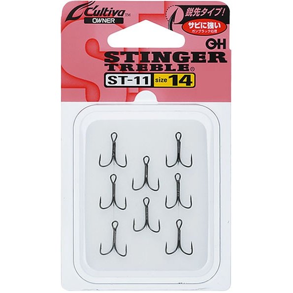 乐天商城 - ルアー用トリプルフック スティンガートリプルフック【ST-11】 C'ultiva　OWNER(オーナー針)