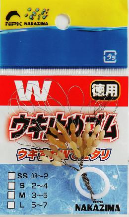 乐天商城 - Wウキ止ゴム徳用 [S] NPK(ナカジマ)(1859)