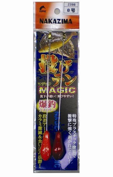 乐天商城 - 投げテンマジック(2本入) [8号] NPK(ナカジマ)(2398)