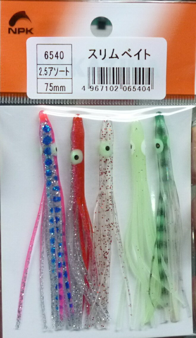乐天商城 - タコハチベイト・スリムベイト3.0号【アソート】 NPK(ナカジマ)(6555)