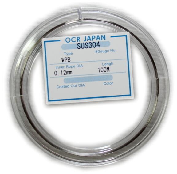ステンレスワイヤー 100M SUS304WPB 0.12mm OCR JAPAN ミニワイヤーロープ