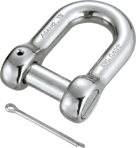 Rakuten - 沈みシャックル (割りピン付) ASANO 浅野金属 AK11127 [TI]