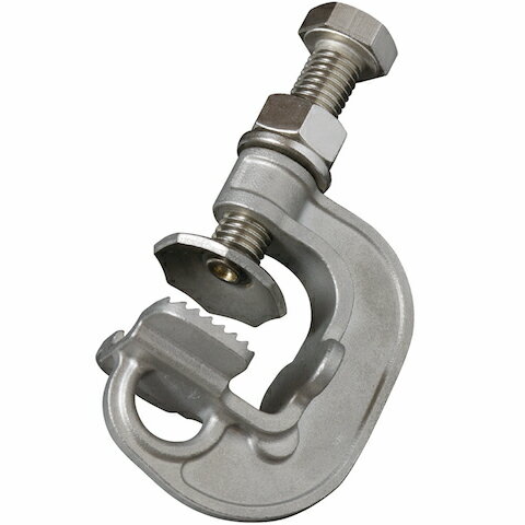 コメント AKクランプ SH-I型です。メーカー：浅野金属工業品名：AKクランプ SH-I型徹底的に軽量化を追求し、 1 個当たり230gとなりました。 ※材質：本体＝特殊ステンレスねじ=SUS304 ※使用荷重は、表の締付トルクでボルトを固定した場合の値になります。 注意：AKクランプは、縦方向に荷重がかかる用途で使用してください。 横方向に荷重か?かかる使用はしないて?くた?さい。 人が乗る物を吊ったり、人がぶらさがったりするような人命に関わる用途で使用しないでください。サイズ（最大S）(mm):25L(mm):69.5W(mm):36W1(mm):56.5H1(mm):11H2(mm):16.5A(mm):74.5B(mm):50ねじ径(mm):M12重量(g):230使用荷重(kg):200締付トルク(Nm):25