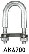 Uボルト ASANO 浅野金属 AK6700 [TI]