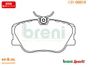 ベンツ 190(W201) 201035用 フロントブレーキパッド+センサー Mercedes-Benz メルセデス・ベンツ breni ☆送料無料☆