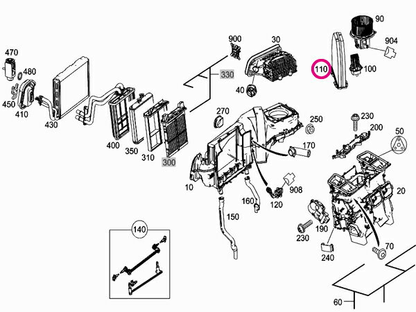 ベンツ Eクラスステーションワゴン(T212) 212259C用 エアコンフィルター Mercedes-Benz メルセデス・ベンツ ☆送料無料☆