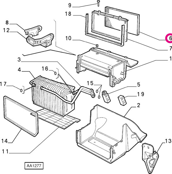 Alfa Romeo 166 936A2 エアコンフィルター アルファロメオ | V6 24V