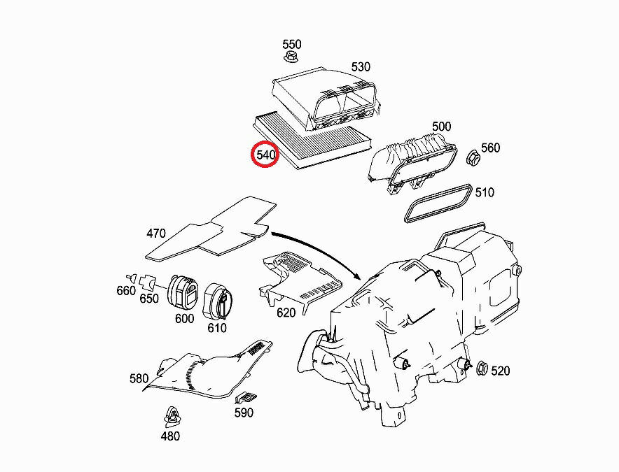 ベンツ Eクラスステーションワゴン(T211) E63AMG 211277用 エアコンフィルター(右ハンドル車用) Mercedes-Benz メルセデス・ベンツ ☆送料無料☆