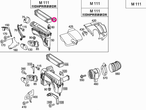 ベンツ Cクラスステーションワゴン(T203) 203245用 エアフィルター Mercedes-Benz メルセデス・ベンツ ☆送料無料☆