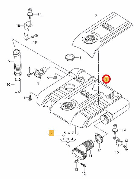 Audi アウディ S3(A5) 8PCDLF用 エアフィルター ☆送料無料☆