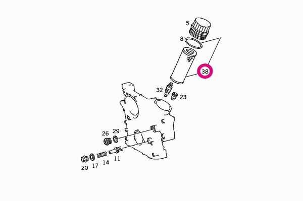 ベンツ SL(R129) 129063用 純正エンジンオイル＋オイルフィルターセット Mercedes-Benz メルセデス・ベンツ ☆送料無料☆