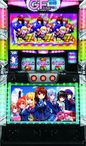 【オリンピア】パチスロガールフレンド(仮)~聖櫻学園メモリアル~◆コイン不要機セット◆パチスロ実機【中古】