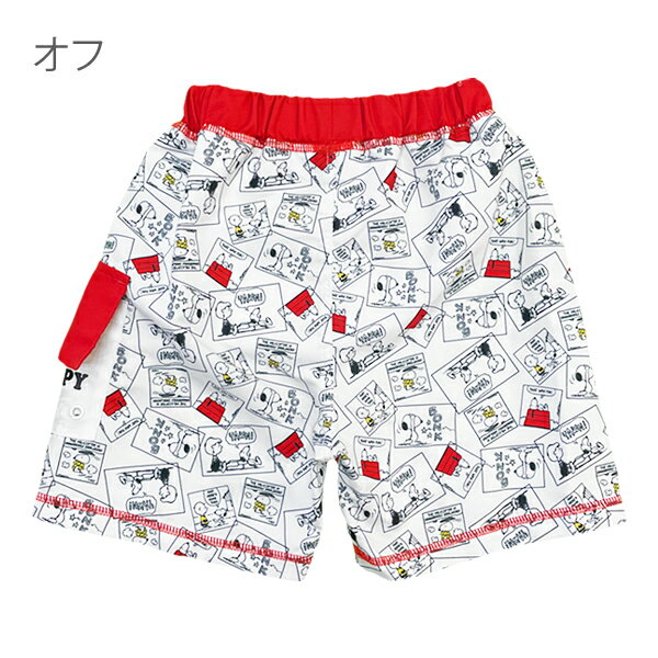 【3000円で500円OFFクーポン有】サーフパンツ キッズ 水着 小学生 男の子スヌーピー ピーナッツ ウッドストック チャーリー 海パン スイムパンツ トランクス 水泳 スイムウェア 男児 男の子 子供 プール 海 川遊び 水あそび 一体型 100cm 110cm 120cm 130cm 総柄【RCP】