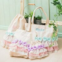待望の再入荷送料無料ランキング1位名入れバッグ名入れ無料新学期4点セットバッグ/雑誌Como3月号掲載/入園準備入学準備入園グッズ/お稽古バッグ/シューズバッグ/レッスンバッグ/リュックサック/体操着袋/リボン/レースランドセルセット/出産祝い/ギフト【RCP】