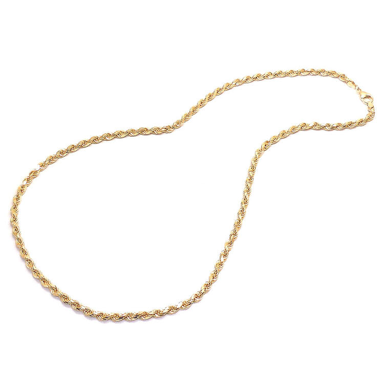 Rakuten - entiere アンティエーレ ロングネックレス パイプロープ風チェーン 70cm シルバー925 18金メッキ レディース