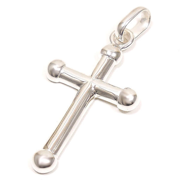 チャーム ペンダントトップ シルバー925 クロス ボールデザイン イタリア製 サツルノ インポート レデ..