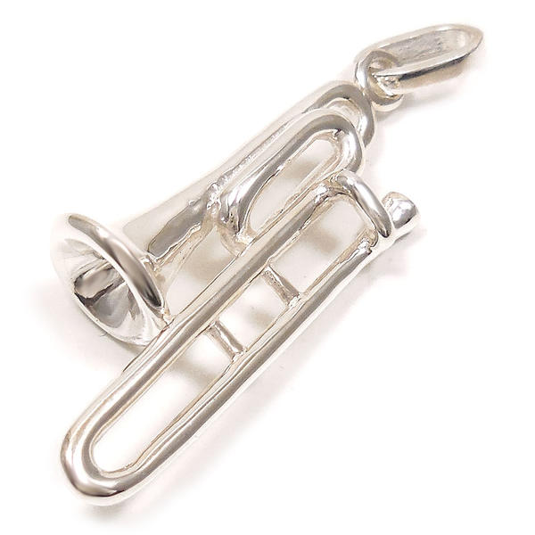 チャーム ペンダントトップ シルバー925 トロンボーン レディース メンズ