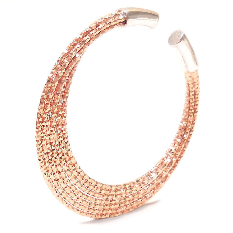 イヤーカフ イヤカフ グリッターサークル 縦向き Lサイズ シルバー925 ピンクゴールドメッキ ロジウムコーティング レディース FRABOSO フラボッソ ...