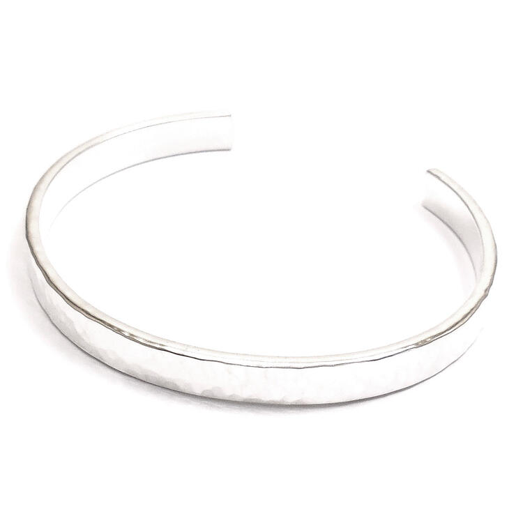 entiere アンティエーレ バングル フラット 槌目 ハンマード シルバー925 レディース