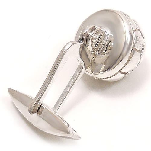 カフスボタン カフリンクス シルバー925 サッカー ボール イタリア製 サツルノ インポート メンズ 蹴球 プレゼント ギフト