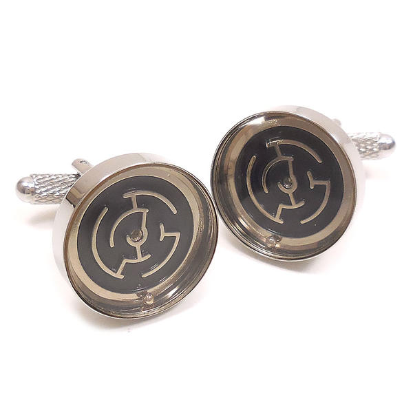 カフスボタン カフリンクス 迷路ゲーム ユニーク 遊べる