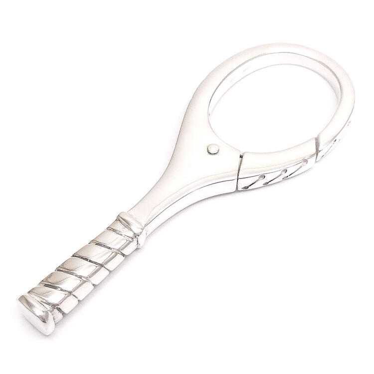 キーリング キーホルダー シルバー925 テニス ラケット イタリア製 ベルフィオーレ インポート メンズ プレゼント ギフト