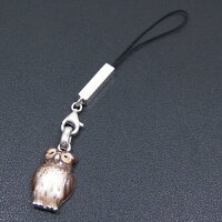 フクロウのストラップシルバー925:銀製
