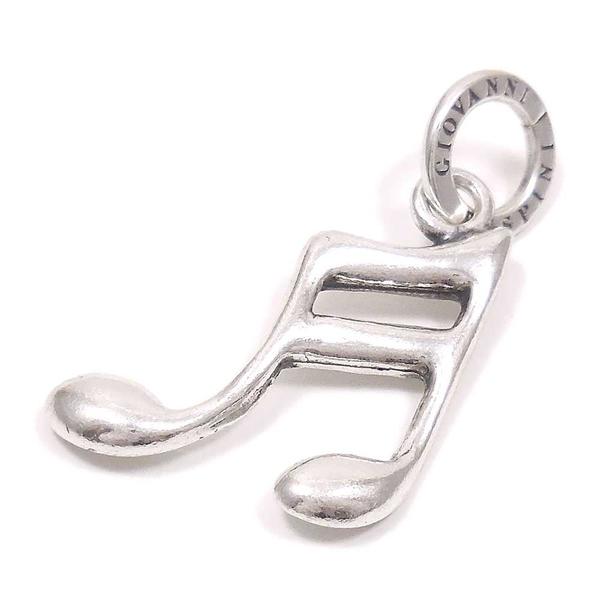 チャーム ペンダントトップ シルバー925 いぶし銀 音符 イタリア製 GIOVANNI RASPINI ジョバンニ・ラスピーニ インポート レディース メンズ...