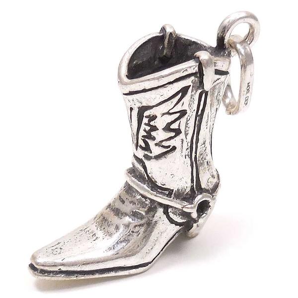 チャーム ペンダントトップ シルバー925 いぶし銀 ブーツ イタリア製 GIOVANNI RASPINI ジョバンニ・ラスピーニ インポート レディース メン...