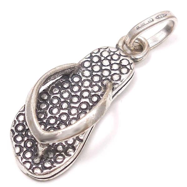 チャーム ペンダントトップ シルバー925 いぶし銀 サンダル イタリア製 GIOVANNI RASPINI ジョバンニ・ラスピーニ インポート レディース メ...