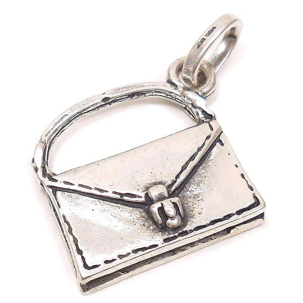 チャーム ペンダントトップ シルバー925 いぶし銀 ハンドバッグ イタリア製 GIOVANNI RASPINI ジョバンニ・ラスピーニ インポート レディース...