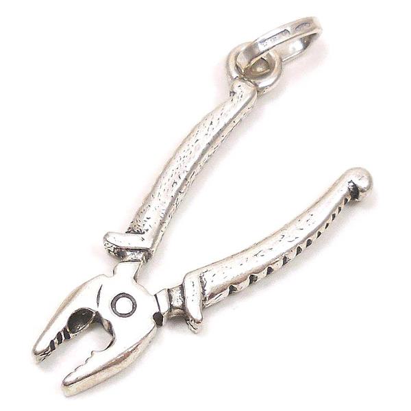 チャーム ペンダントトップ シルバー925 いぶし銀 ペンチ 工具 イタリア製 GIOVANNI RASPINI ジョバンニ・ラスピーニ インポート レディース...