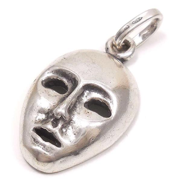 チャーム ペンダントトップ シルバー925 いぶし銀 ベネチアンマスク 女の仮面 イタリア製 GIOVANNI RASPINI ジョバンニ・ラスピーニ インポー...