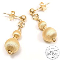シルバーピアス:シルクマット