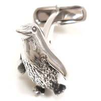 ベルフィオーレ:ペンギンのシルバーカフスボタン