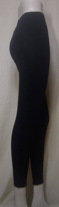 【再入荷　送料無料！】【綿80％素材使用！】【レディス　綿混10分丈レギンス＜黒：3サイズ展開：M／L／LL＞】綿混ストレッチ無地10分丈スパッツ【旅行】【ウォーキング】【スポーツ観戦】【山ガール】【通勤】【通学】