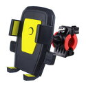 【自転車 スマホホルダー】レディス&メンズ スマホスタンド<黄色(黒×イエロー)>【スマートフォン&ホルダー】【クロスバイク スマートフォン】【ナビゲーション】【3色展開商品:赤・黒・黄】(4)