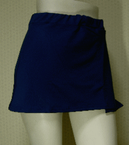 【レディス  無地 ランニングスカート】吸汗速乾ストレッチ生地使用、レイヤードタイプデザイン、カ..