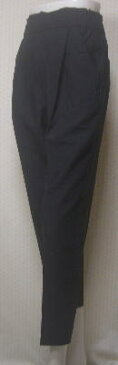 【レディス 通勤・仕事 ウェストゴム 黒 テーパードパンツ】春夏さらさら爽やかストレッチ、女性らしいシルエット&おしゃれなテーパードライン パンツ<黒無地:M、L>【通勤パンツ】【出張パンツ】【大きいサイズ】