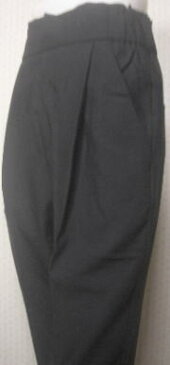 【レディス 通勤・仕事 ウェストゴム 黒 テーパードパンツ】春夏さらさら爽やかストレッチ、女性らしいシルエット&おしゃれなテーパードライン パンツ<黒無地:M、L>【通勤パンツ】【出張パンツ】【大きいサイズ】